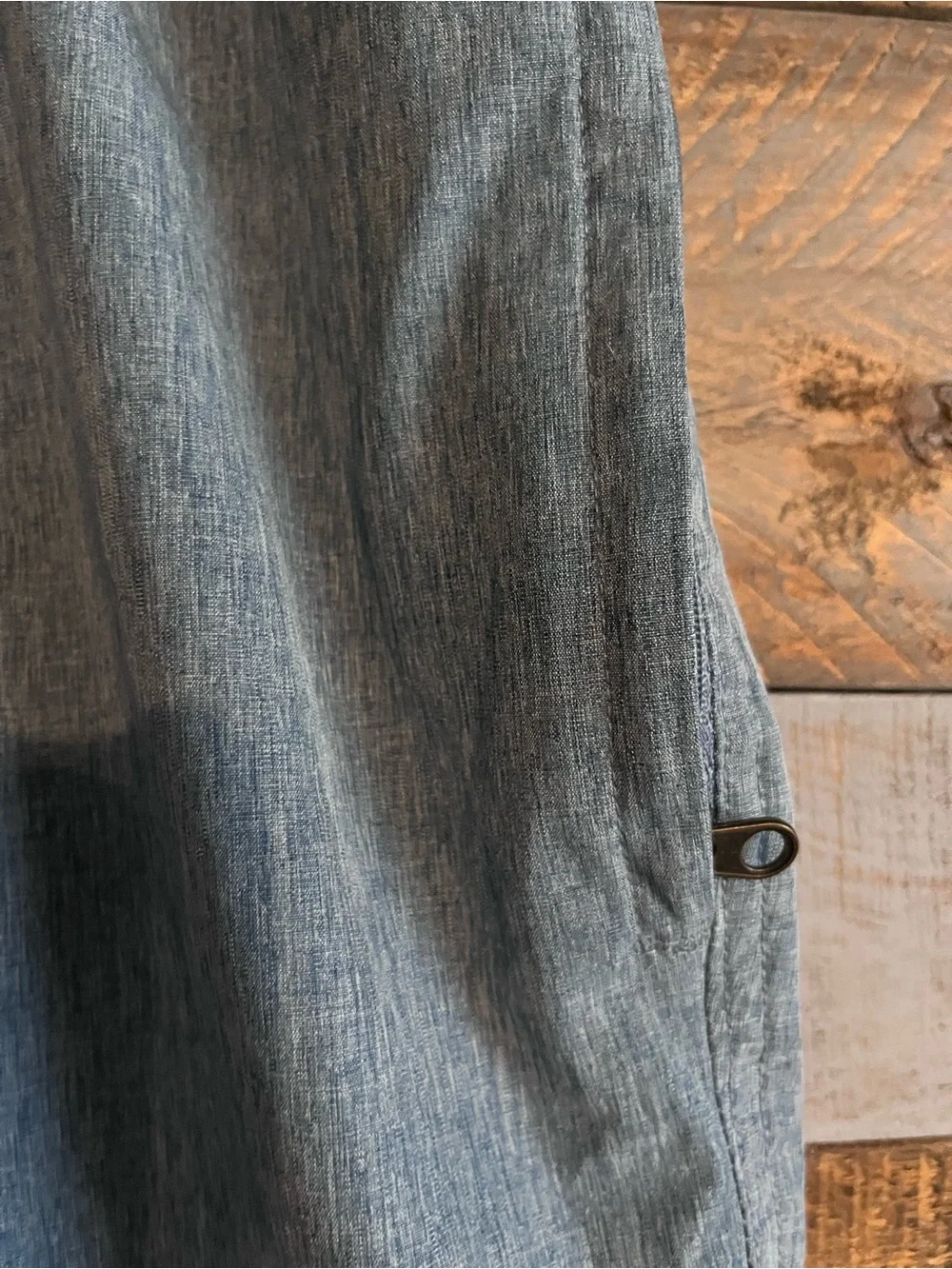 Men's Elastic-Waist Grey Casual Shorts